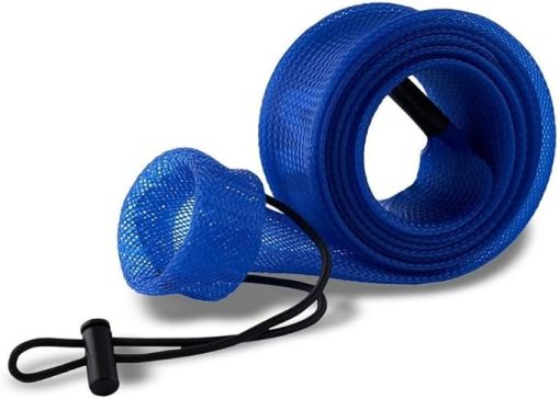 PENN® Premium Fishing Rod Sleeve, 67 in., Lightweight and Extremely Durable Woven Nylon PET Fishing Rod Cover, Reinforced Tip, Easy-Close Drawstring