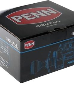 PENN Squall Low Profile Reel Black Smoke 13.4 oz 2