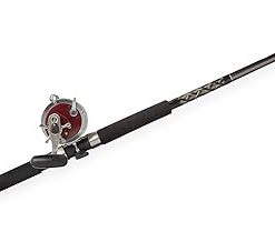 Penn Special Senator 91332 Fishing Rod and Reel Combo, 6.5 Feet, Black/Smoke/Red 2