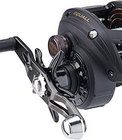 PENN Squall Low Profile Reel Black Smoke 13.4 oz