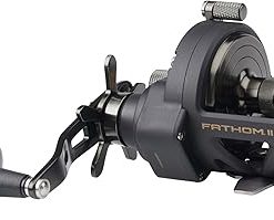 PENN Fathom II Star Drag Reel, Size 25 Fishing Reel, Right Handle Position, Gear Ratio 4.8:1, Black Gold 2