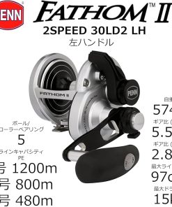 Fathom II Lever Drag 2 Speed – 30LD2LH Reel Box 2