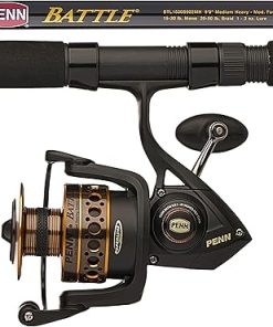 PENN Battle Spinning Reel and Fishing Rod Combo 2