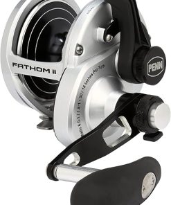 PENN Fathom II Lever Drag 2 Speed - 40NLD2LH Reel BX, One Size, Black Silver