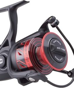 Penn Fierce Iii Live Liner Spinning Fishing Reel, Red, Black, 6000 - Plastic Clam