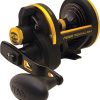 Fathom Lever Drag Conventional Reel 60sz, 5Brg, 40 lb Drag, 355 yrds 50lb test, single High speed 7.1:1 27.3 oz, LH 3
